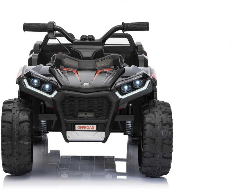 Dvivietis elektrinis keturratis Extreme Sport TX ATV 4x4, Juodas