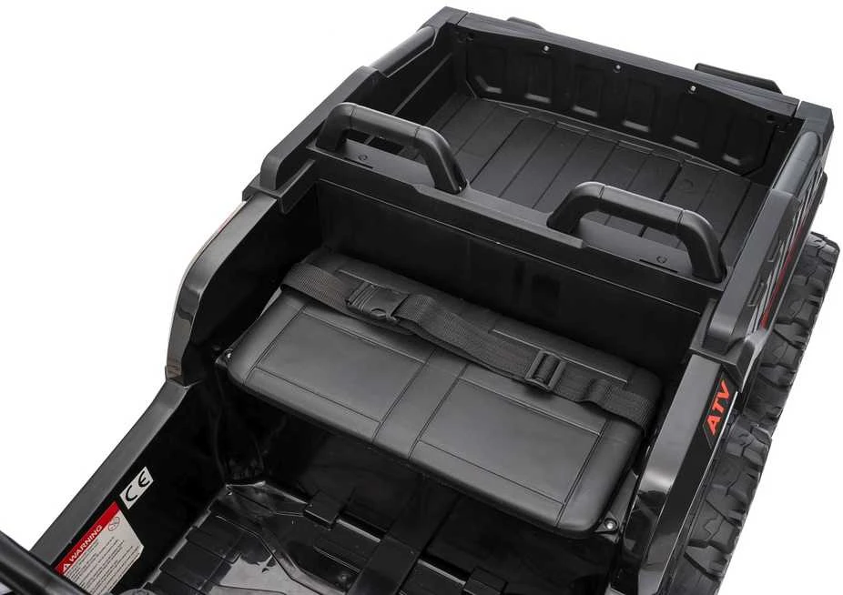 Dvivietis elektrinis keturratis Extreme Sport TX ATV 4x4, Juodas