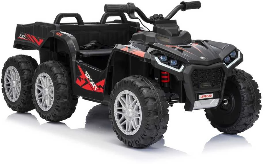 Dvivietis elektrinis keturratis Extreme Sport TX ATV 4x4, Juodas