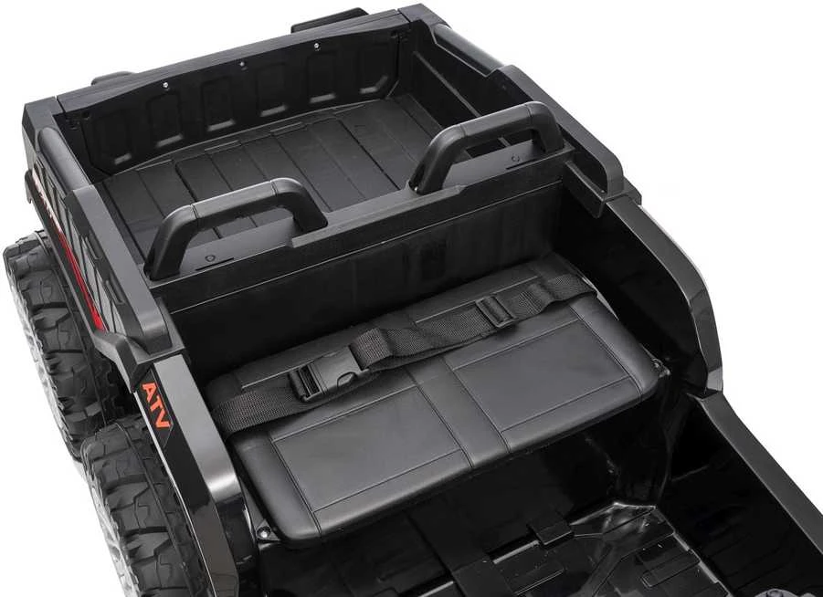 Dvivietis elektrinis keturratis Extreme Sport TX ATV 4x4, Juodas