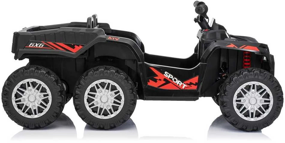 Dvivietis elektrinis keturratis Extreme Sport TX ATV 4x4, Juodas
