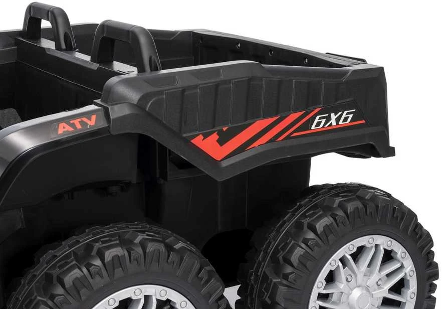 Dvivietis elektrinis keturratis Extreme Sport TX ATV 4x4, Juodas