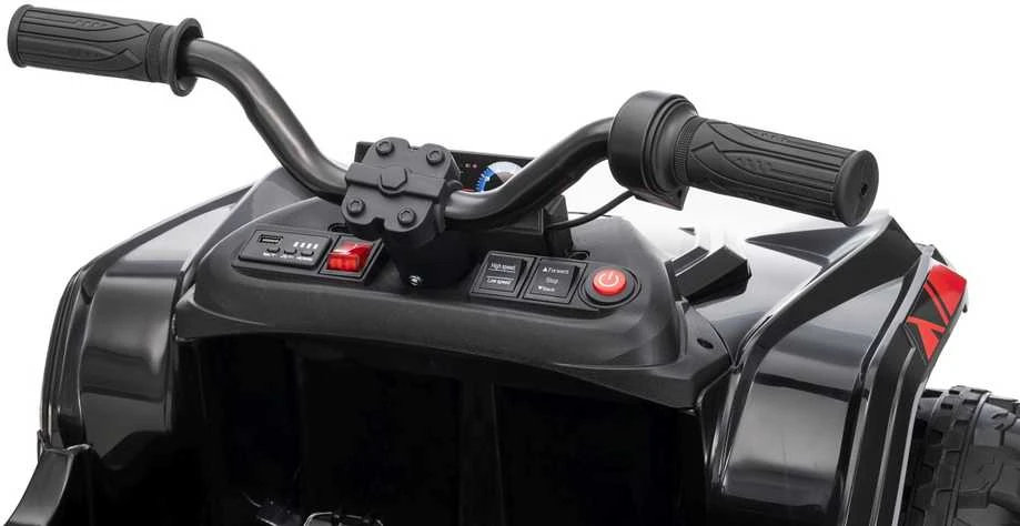 Dvivietis elektrinis keturratis Extreme Sport TX ATV 4x4, Juodas