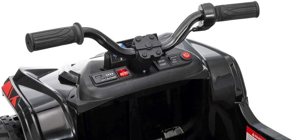 Dvivietis elektrinis keturratis Extreme Sport TX ATV 4x4, Juodas