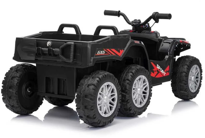 Dvivietis elektrinis keturratis Extreme Sport TX ATV 4x4, Juodas