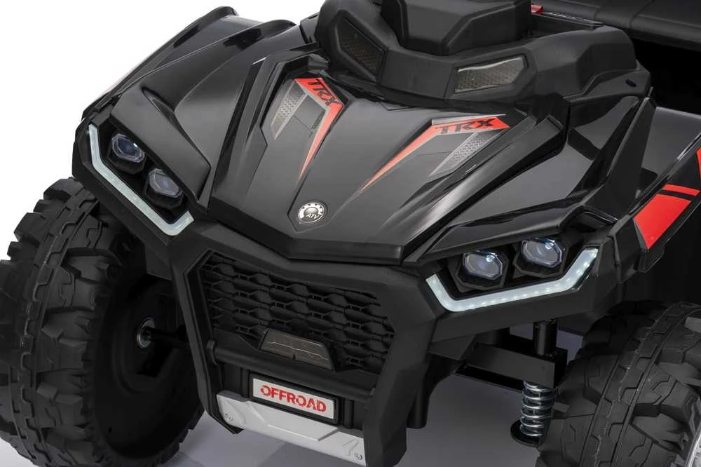 Dvivietis elektrinis keturratis Extreme Sport TX ATV 4x4, Juodas