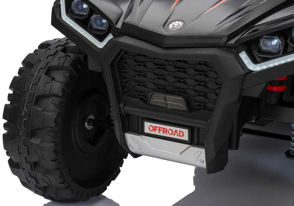 Dvivietis elektrinis keturratis Extreme Sport TX ATV 4x4, Juodas