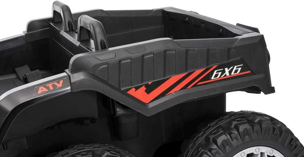Dvivietis elektrinis keturratis Extreme Sport TX ATV 4x4, Juodas