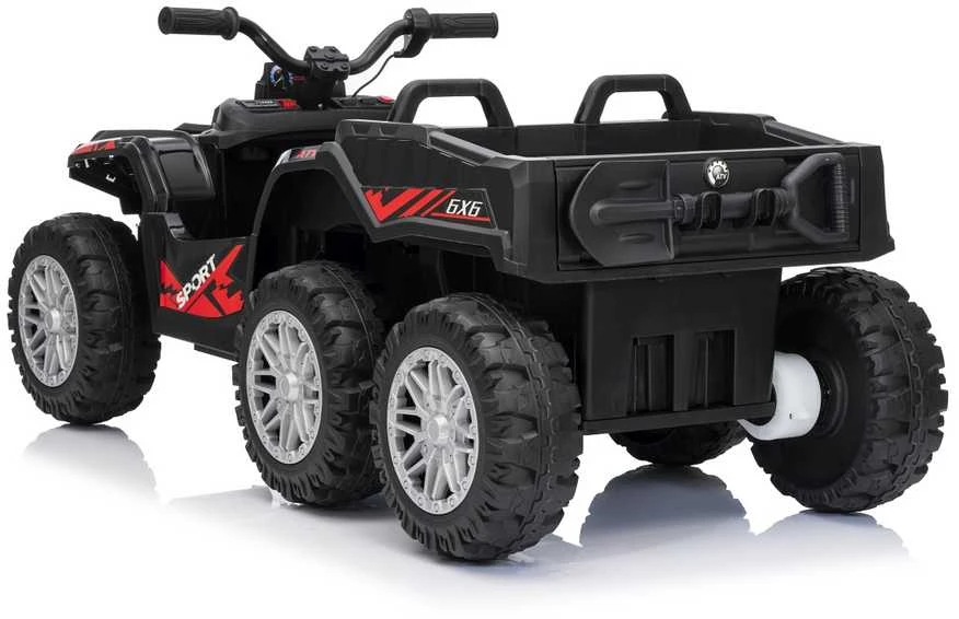 Dvivietis elektrinis keturratis Extreme Sport TX ATV 4x4, Juodas