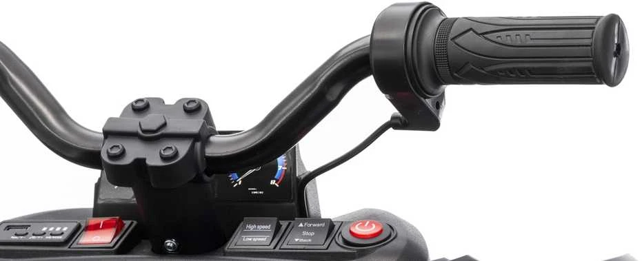 Dvivietis elektrinis keturratis Extreme Sport TX ATV 4x4, Juodas