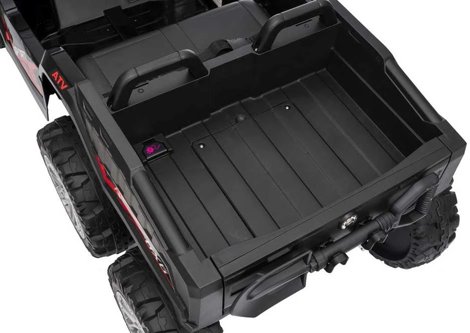 Dvivietis elektrinis keturratis Extreme Sport TX ATV 4x4, Juodas