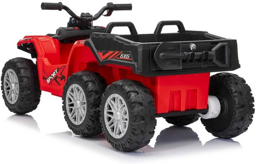 Dvivietis elektrinis keturratis Extreme Sport TX ATV 4x4, Raudona