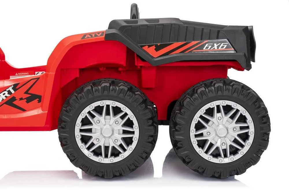 Dvivietis elektrinis keturratis Extreme Sport TX ATV 4x4, Raudona