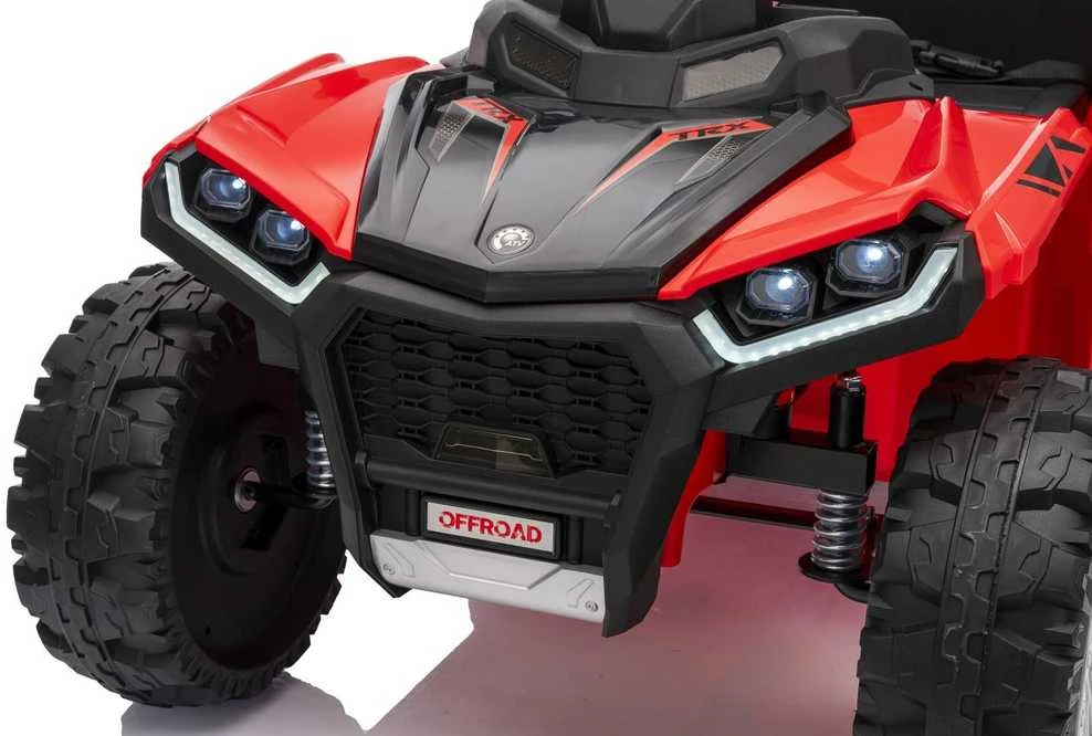Dvivietis elektrinis keturratis Extreme Sport TX ATV 4x4, Raudona