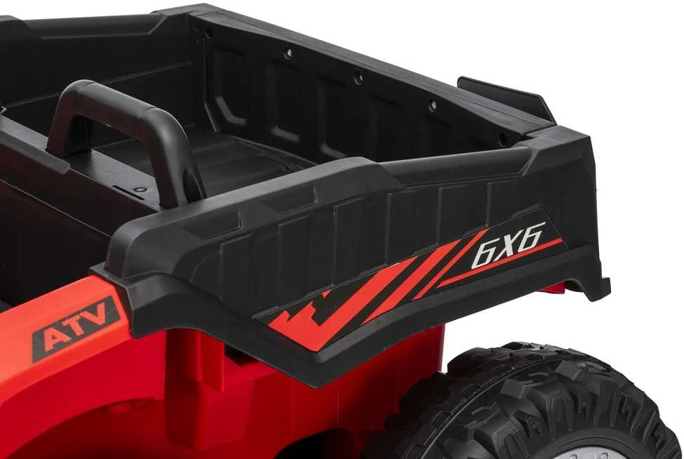 Dvivietis elektrinis keturratis Extreme Sport TX ATV 4x4, Raudona