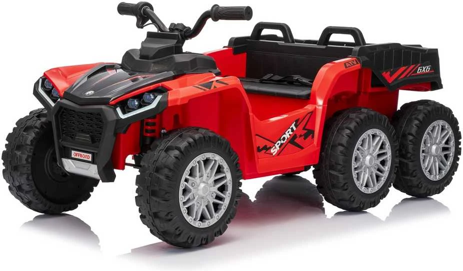 Dvivietis elektrinis keturratis Extreme Sport TX ATV 4x4, Raudona