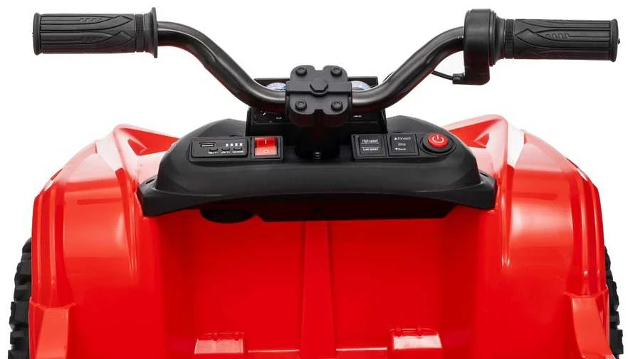 Dvivietis elektrinis keturratis Extreme Sport TX ATV 4x4, Raudona