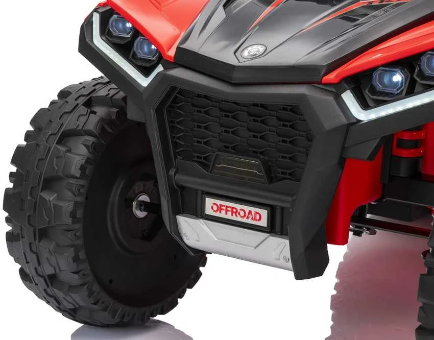 Dvivietis elektrinis keturratis Extreme Sport TX ATV 4x4, Raudona