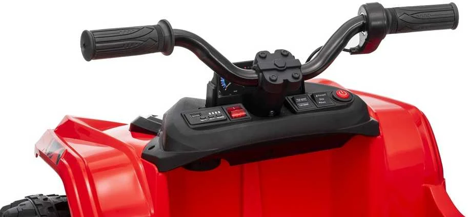 Dvivietis elektrinis keturratis Extreme Sport TX ATV 4x4, Raudona