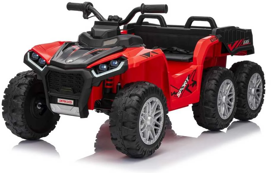 Dvivietis elektrinis keturratis Extreme Sport TX ATV 4x4, Raudona