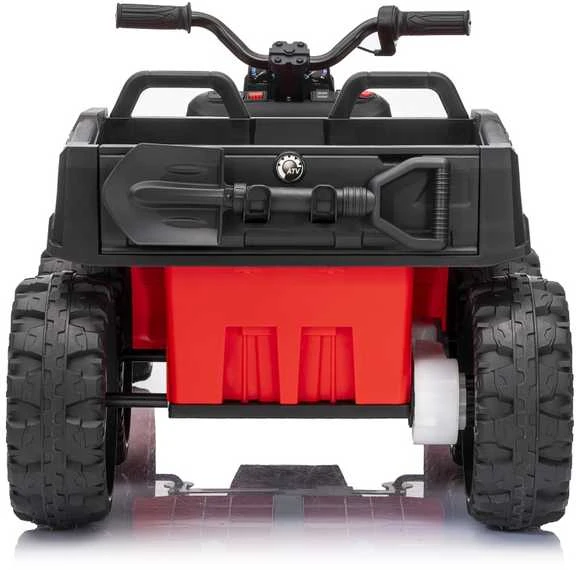 Dvivietis elektrinis keturratis Extreme Sport TX ATV 4x4, Raudona
