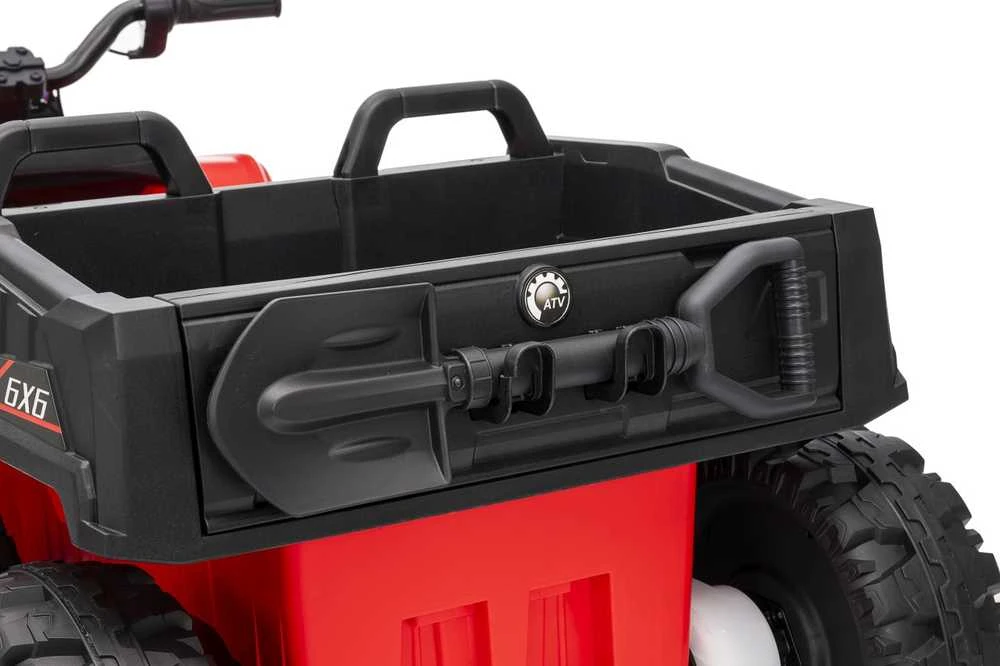 Dvivietis elektrinis keturratis Extreme Sport TX ATV 4x4, Raudona