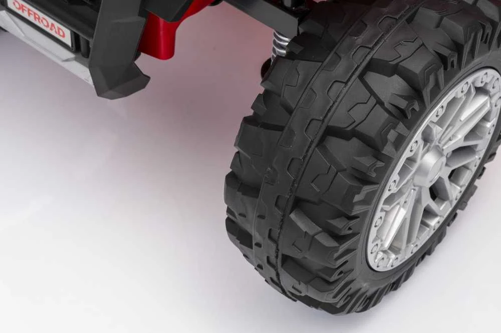 Dvivietis elektrinis keturratis Extreme Sport TX ATV 4x4, Raudona