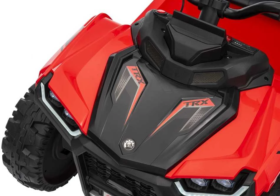 Dvivietis elektrinis keturratis Extreme Sport TX ATV 4x4, Raudona