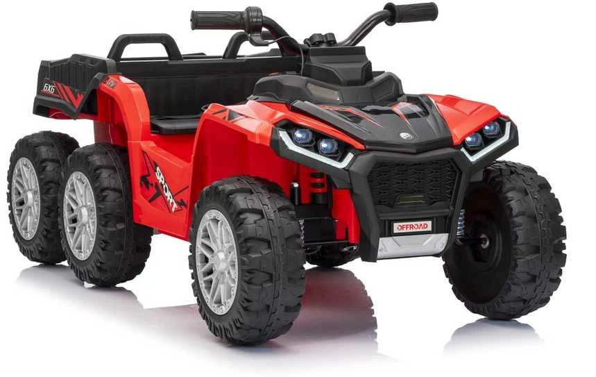 Dvivietis elektrinis keturratis Extreme Sport TX ATV 4x4, Raudona