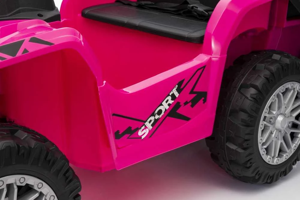 Dvivietis elektrinis keturratis Extreme Sport TX ATV 4x4, Rožinė