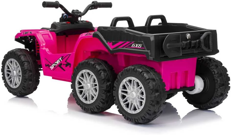 Dvivietis elektrinis keturratis Extreme Sport TX ATV 4x4, Rožinė