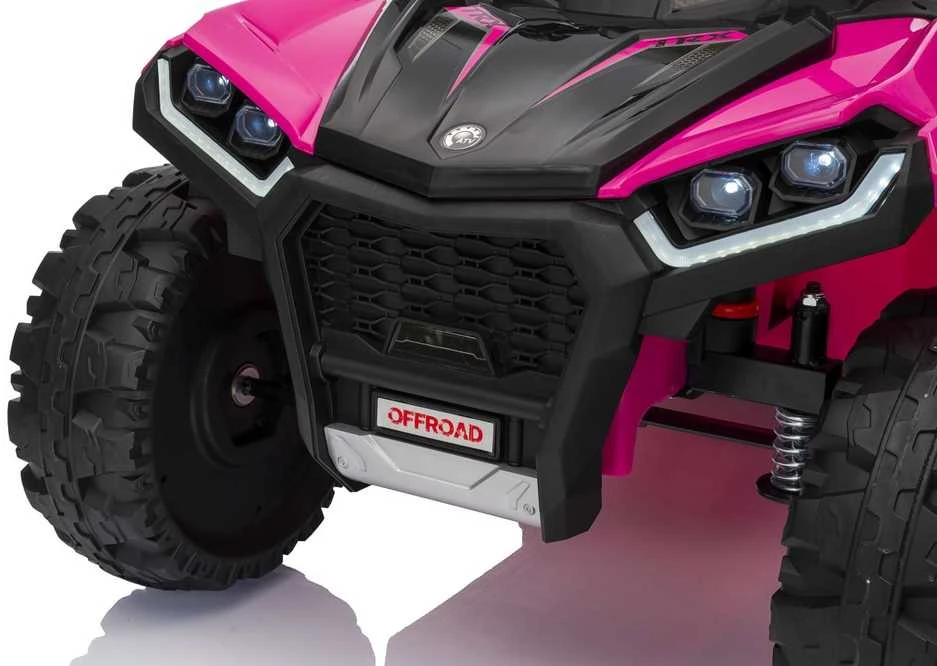Dvivietis elektrinis keturratis Extreme Sport TX ATV 4x4, Rožinė