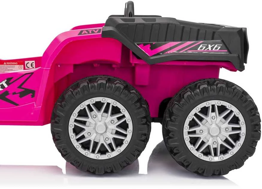 Dvivietis elektrinis keturratis Extreme Sport TX ATV 4x4, Rožinė