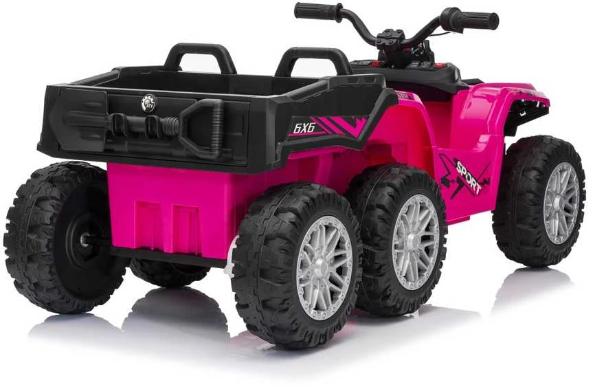 Dvivietis elektrinis keturratis Extreme Sport TX ATV 4x4, Rožinė