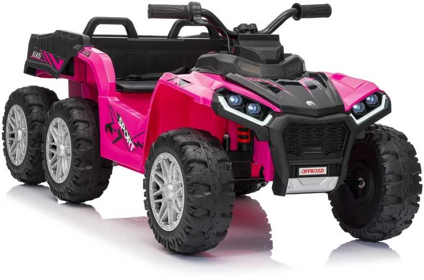 Dvivietis elektrinis keturratis Extreme Sport TX ATV 4x4, Rožinė