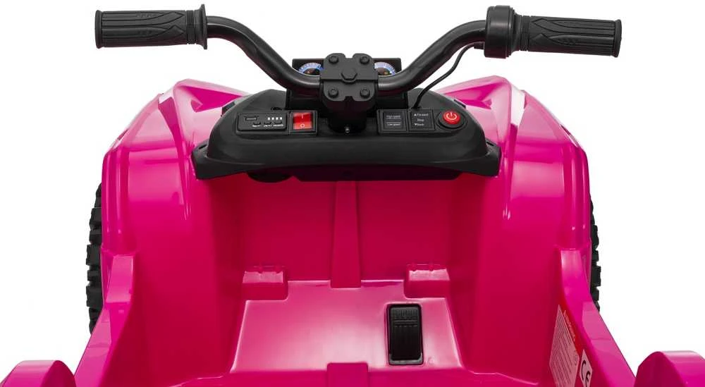 Dvivietis elektrinis keturratis Extreme Sport TX ATV 4x4, Rožinė