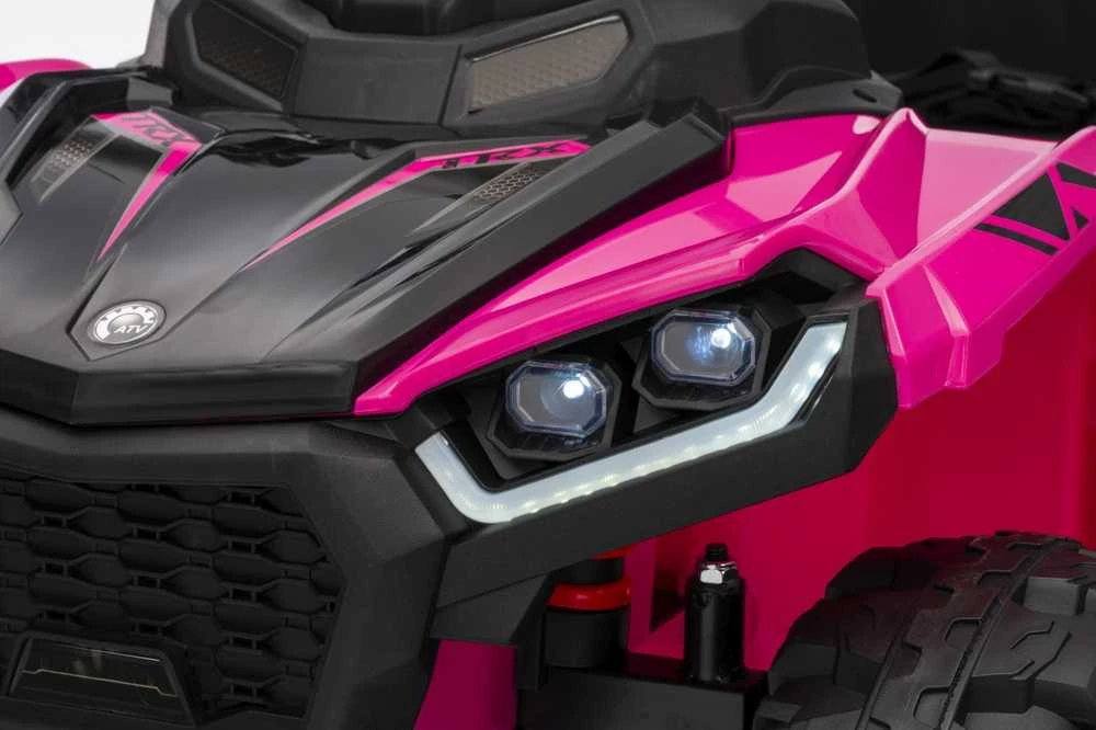 Dvivietis elektrinis keturratis Extreme Sport TX ATV 4x4, Rožinė