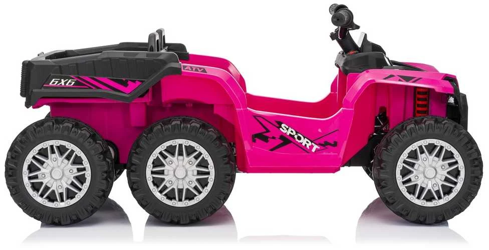 Dvivietis elektrinis keturratis Extreme Sport TX ATV 4x4, Rožinė