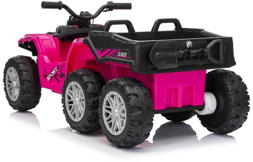 Dvivietis elektrinis keturratis Extreme Sport TX ATV 4x4, Rožinė