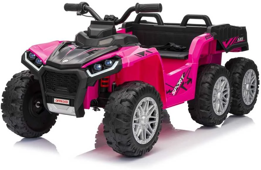 Dvivietis elektrinis keturratis Extreme Sport TX ATV 4x4, Rožinė
