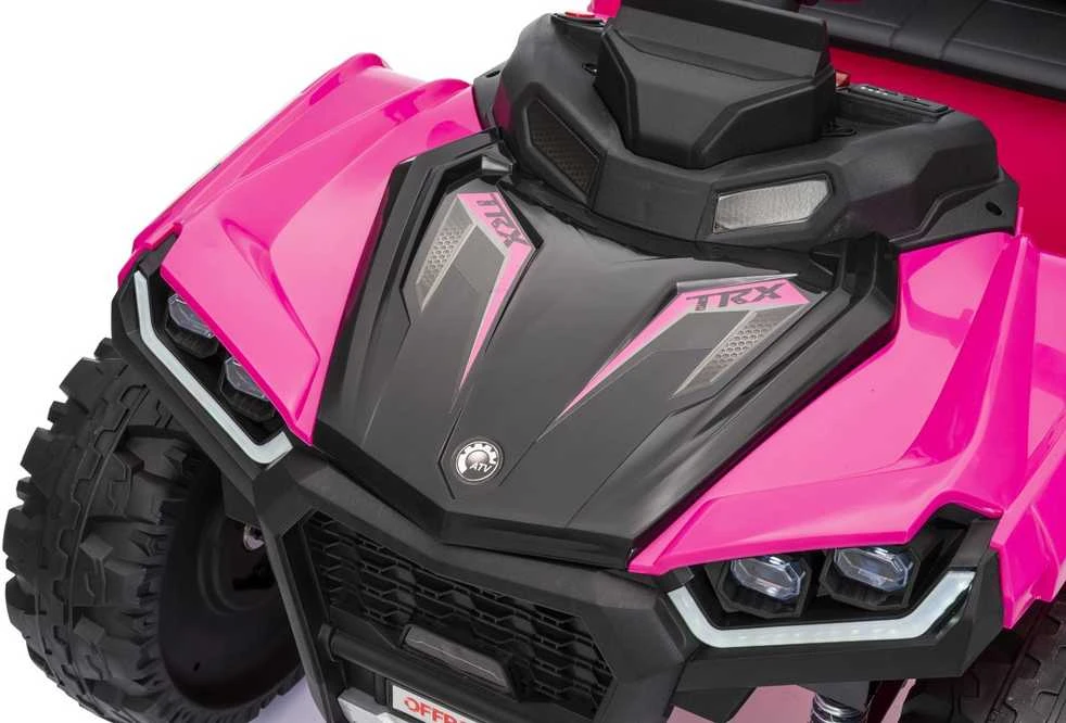 Dvivietis elektrinis keturratis Extreme Sport TX ATV 4x4, Rožinė