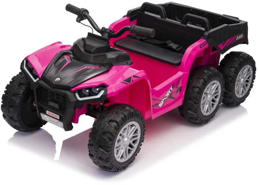 Dvivietis elektrinis keturratis Extreme Sport TX ATV 4x4, Rožinė