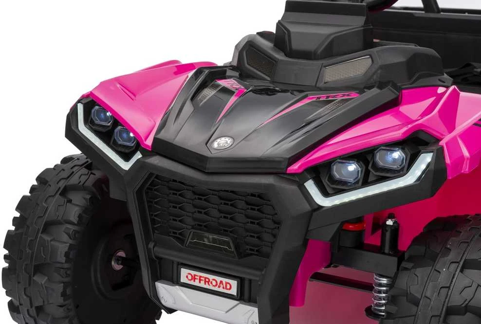 Dvivietis elektrinis keturratis Extreme Sport TX ATV 4x4, Rožinė