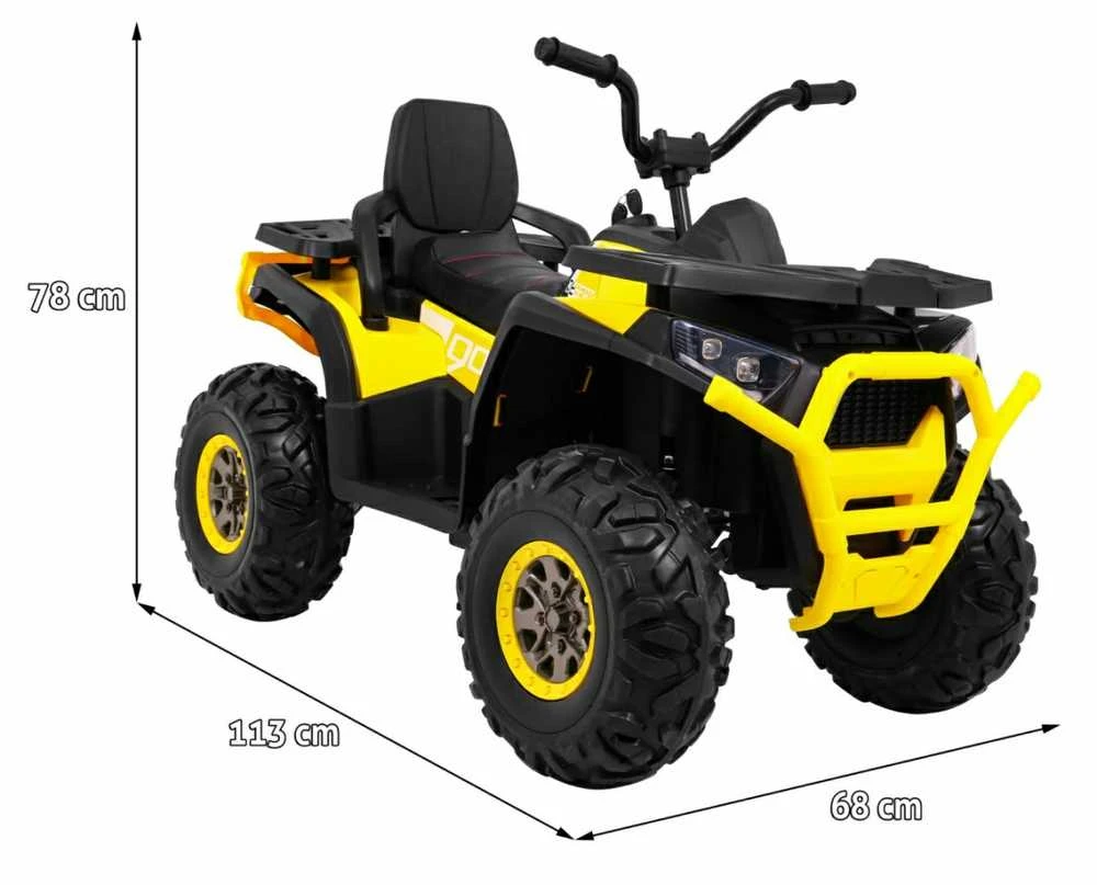 Ramiz Elektrinis keturratis ATV Desert, Geltona