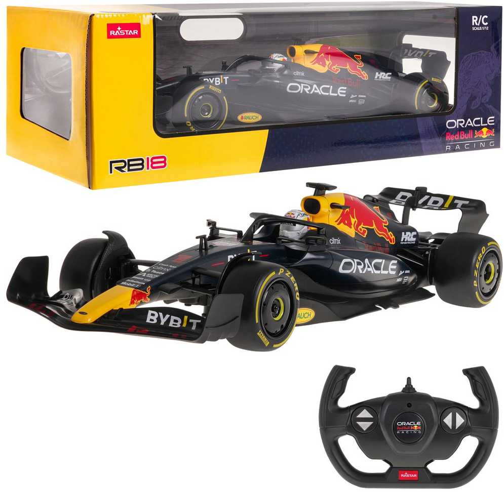 RASTAR 1:12 R/C valdomas automodelis Oracle Raudona Bull Racing RB18, 94700