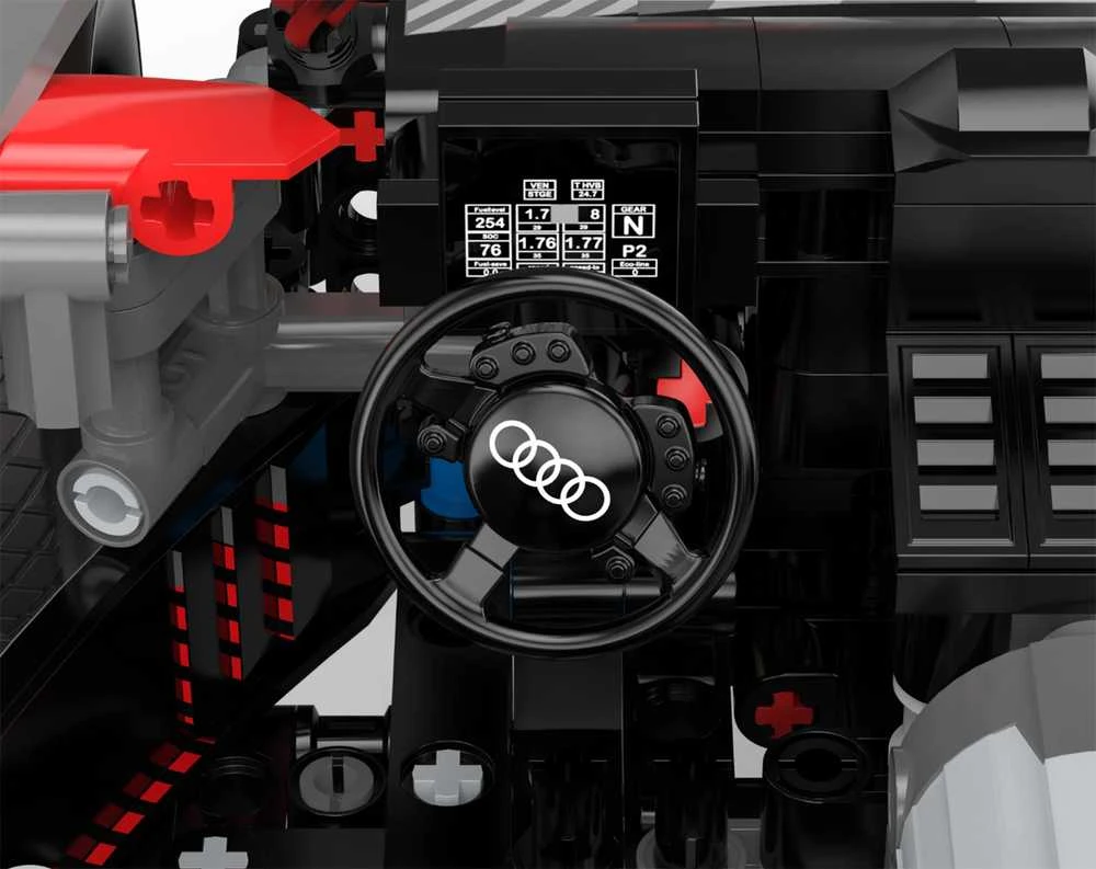 Konstruktorius R/C 1:14 Audi RS Q e-tron RASTAR, 1046 el.
