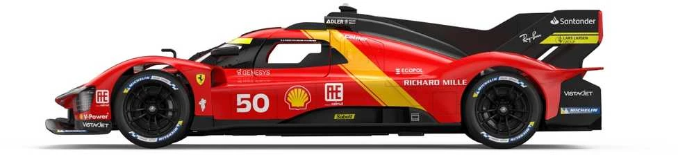 Nuotoliniu būdu valdomas automobilis Ferrari 499P R/C, mastelis 1:14, Rastar 10110