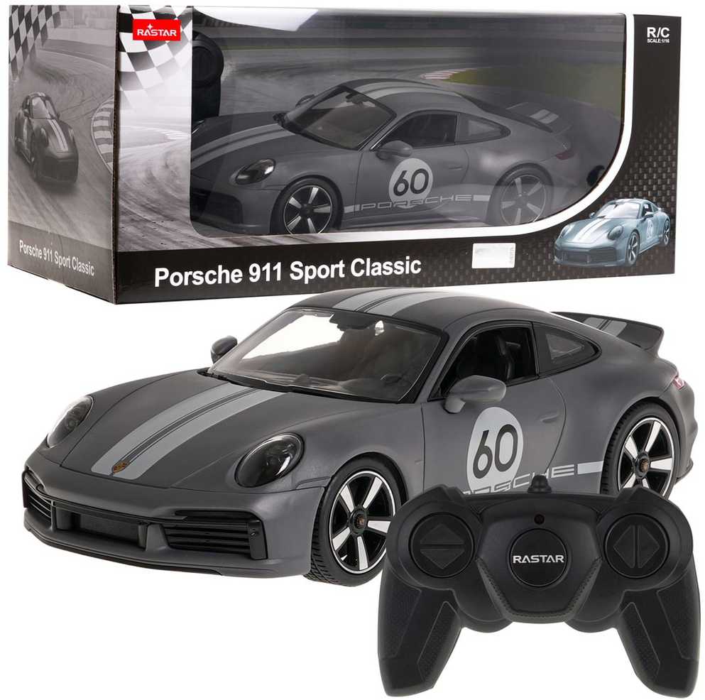 Nuotoliniu būdu valdomas automobilis RASTAR Porsche 911 Sport Classic 1:16