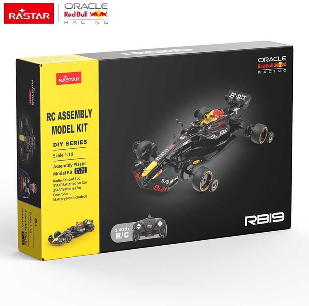 RASTAR 1:16 R/C surenkamas ir R/C valdomas automodelis Oracle Raudona Bull Racing RB19, 92600