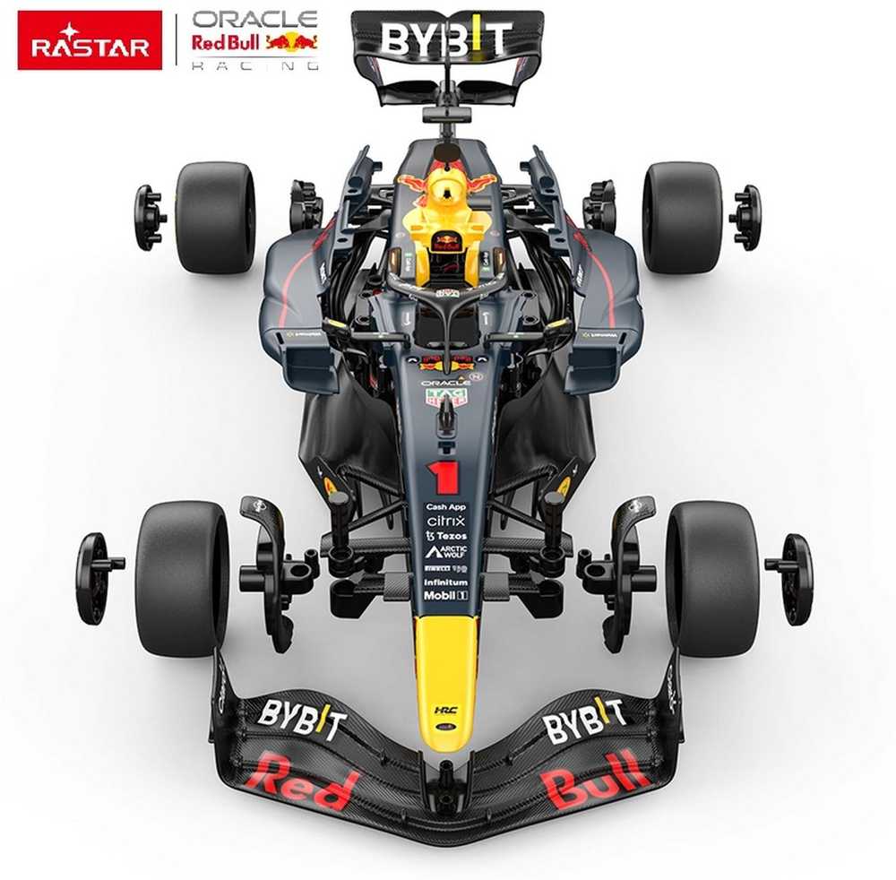 RASTAR 1:16 R/C surenkamas ir R/C valdomas automodelis Oracle Raudona Bull Racing RB19, 92600